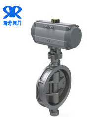 硬密封對夾氣動<a href='http://www.we7xi.cn/Product/diefa/' target='_blank'>蝶閥</a>